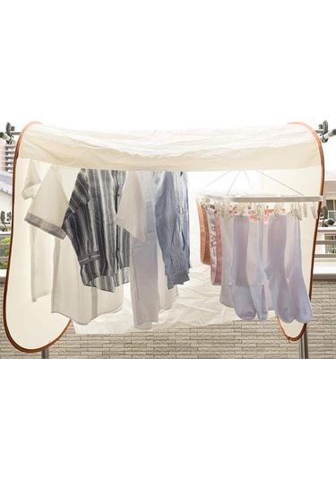 Suntek Giysi Kurutma Rafı Kapağı Güneşten Asılı Giysi Diğer