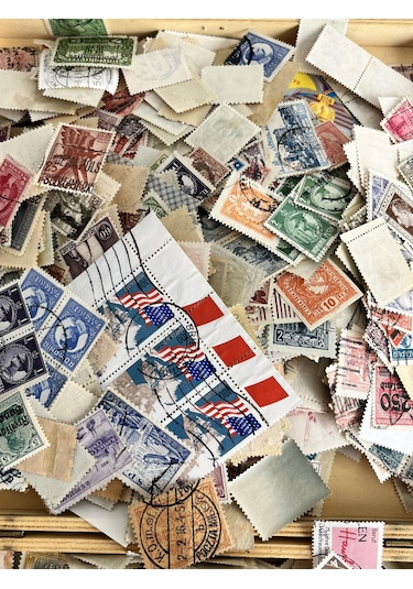 Uluslararası Yabancı Posta Pulu Lotu 300 Adet