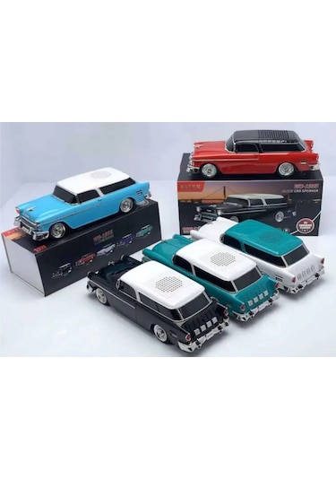 Wster Chevrolet WS-1955BT Belair 1955 Model Araba Bluetooth Hoparlör