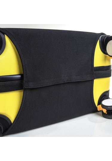 Suntek Bagaj Kapağı Elastik Bavul Siyah Yeniden Kullanılabilir 20 İnç