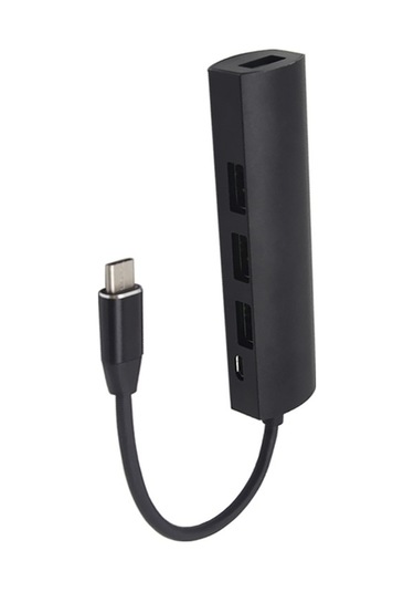 Fastbuy Usb-c 3.1 Hub 4 Portlu - 1xusb3.0, 3xusb2.0 - Mikro Usb Besleme - Hızlı Veri Aktarımı - Jw331 Siyah