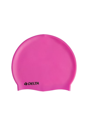 Delta Silikon Bone Deluxe Yüzücü Havuz ve Deniz Bonesi Düz Renk Pembe Çok Renkli