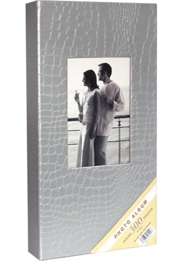 Rabsev 10x15cm 300 Fotoğraf Kapasiteli Lüks Pencereli Deri Fotoğraf Albümü RSLPP46300-G