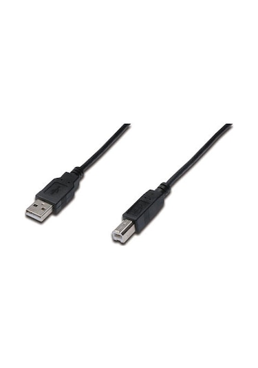 Digitus Ak-300102-018-s 1.8 Mt Usb 2.0 To Usb 2.0 Tip B Erkek-erkek Awg28 Usb 2.0 Yazıcı Kablosu
