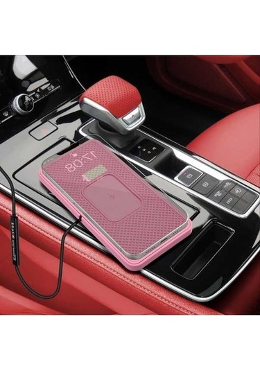 Wondernest C1pro Araç İçin Suya Dayanıklı Kablosuz Şarj Cihazı, Ek Kapaklı Kaymaz Mat Std