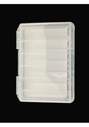 Albastar Elite Clear Mini Hard 8.2mm Çift Taraflı Jig Balıkçı Kutu