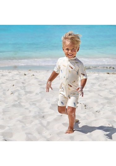 Lassig Surfboards Uv Korumalı Mayo Sea Salt Beyaz