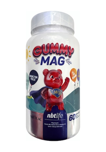 Nbt Life Gummymag Kids 60 Çiğnene Form