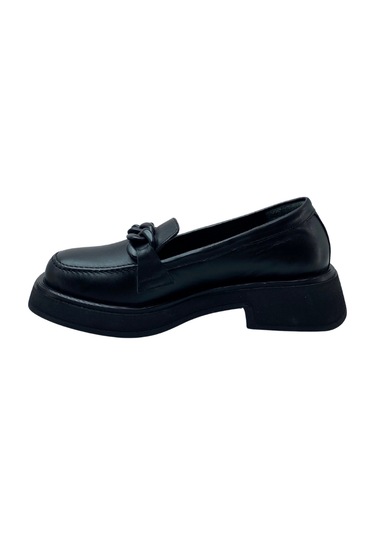Albini 2610556d Hakiki Deri Kadın Loafer Ayakkabı Siyah