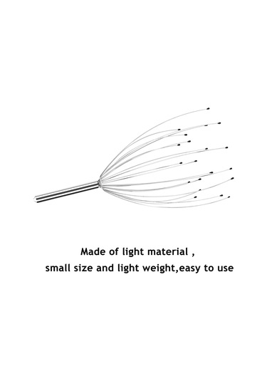 Samdoo Stahl Gövde Masaj Seti: 20 Tırnaklı Kafa Masajı, Genişleyebilir Sırt Çektirici Ve Parmak Masajı Yüzücüsü - Yorgunluk Azaltıcı, Beyin Canlandıran Beyaz Kutuda Çok Renkli
