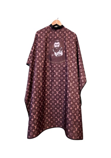 Lois Vuitton Penuar Desenli Berber Önlüğü Saç Kesim Önlüğü