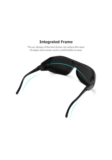 Güvenlik Koruma Kaynak Gözlüğü Siyah