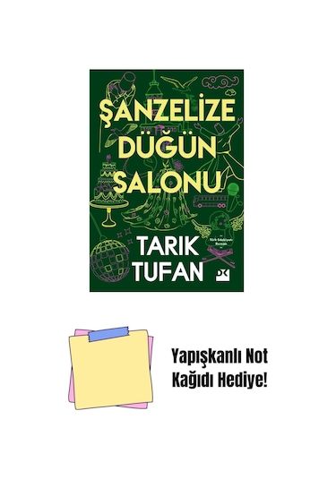 Şanzelize Düğün Salonu - Sc + Yapışkanlı Not Kağıdı