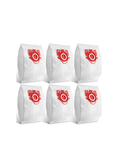 Padalink Miele Süpürge İçin 6 Adet Fjm Yerine Konulabilir Çanta + 2 Filtre - Hyclean 3d Bal Tabancası Desenli Yüksek Verimli Toz Tutucu