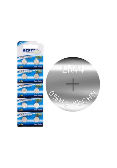 Beston Alkalin Ag13/357 Lr44 Düğme Pil 10'lu Paket Bst-lr44