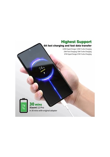 Sunshine011 Pd 67w Xiaomi 15 Pro Usb A Type C Hızlı Şarj Kablosu Mi 14 Ultra 13 12 Pro Redmi K70 Galaxy Uyumlu S24