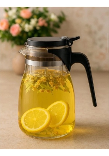 900 Ml Süzgeçli Cam Sürahi Renkli
