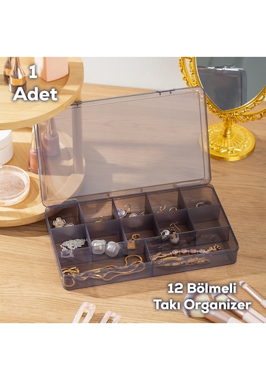 Porsima Org-601 Çok Amaçlı Bölmeli Kutu Organizer Takı Kutusu Ant