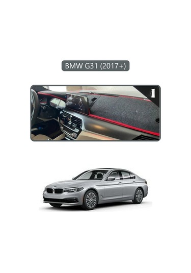 Bmw G30 G31 G38 2017+torpido Koruma Halısı Gri Kenar
