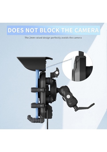 Didadodo Motosiklet Selfie Çubuğu Kullanıcı Yorumları İle Anti-titreşim, Anti-yağmur, 15w Kablosuz Şarj