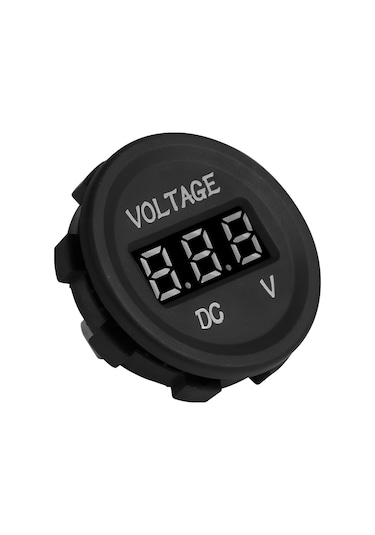 Speeduf Dc7v-30v Led Panel Mini Dijital Voltmetre - Yeşil