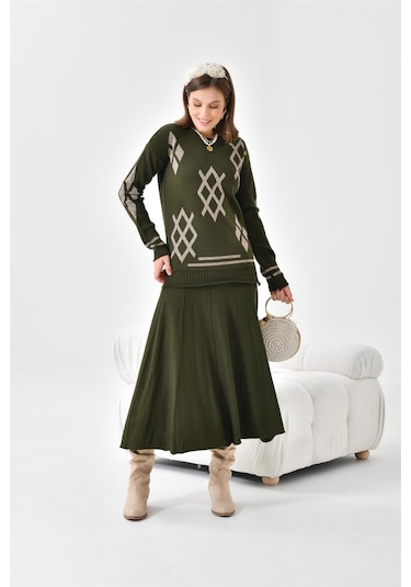 Ftz Women Kadın Etekli Takım Haki 20559-haki Haki