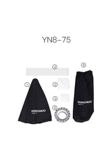Yongnuo YN8-75 75 CM Sekizgen Bowens Mount Softbox