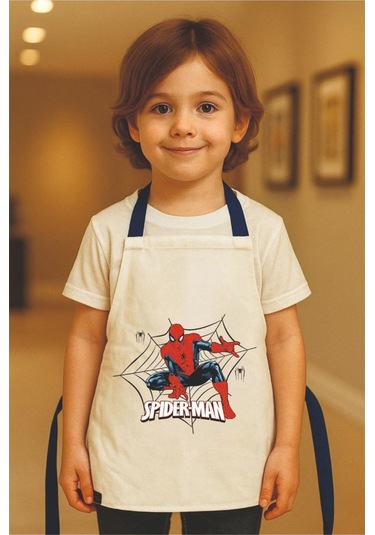 Çocuk Mutfak Önlüğü Etkinlik Önlüğü 4-12 Yaş Aktivite Önlüğü Beyaz 1