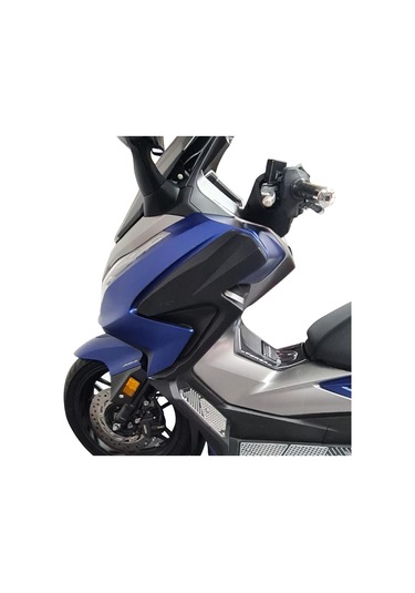 GP Kompozit Honda Forza 250 2021-2022 Uyumlu Üst/Alt Bacak ve Grenaj Koruma Seti Siyah