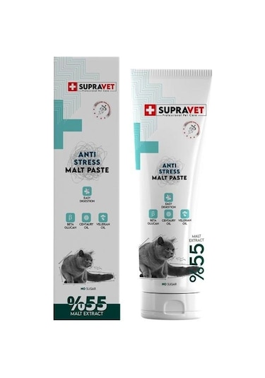 Supravet Anti-stress Paste Sakinleştirici Kedi Macunu 100 Gr
