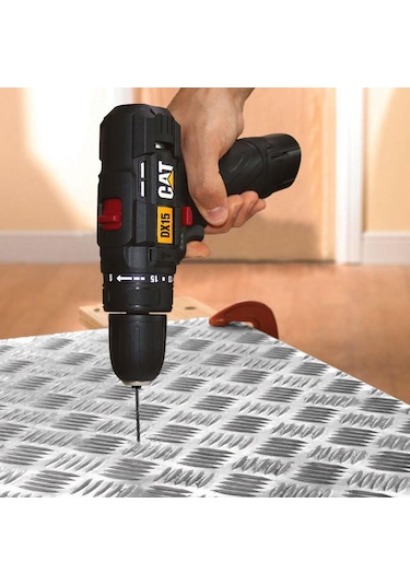Cat DX15.1 12 V 2.0 AH Li-Ion Çift Akülü Şarjlı Darbeli Matkap