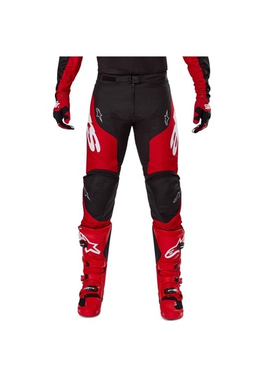 Alpinestars Racer Veil Kros Motosiklet Pantolonu Siyah Kırmızı