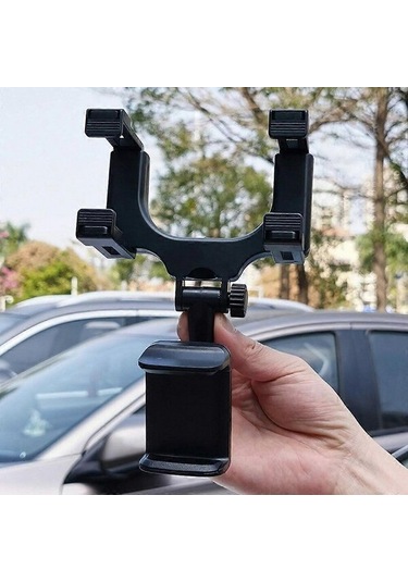 360 Dönen Araba Dikiz Aynası Tutucu Montaj Standı Aksesuarları Cep Telefonu İçin, 2024