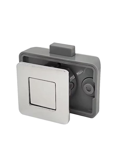 Shuıvan Lüks Basçek Dolap Kilidi Kare 30mm - Parlak-855