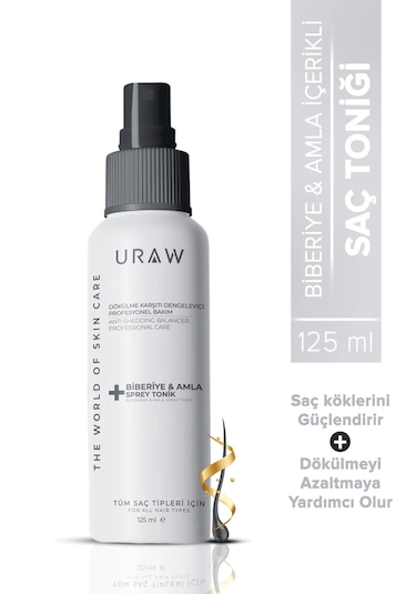 Uraw Biberiye & Amla Özlü Yenileyici Saç Toniği 125 ML
