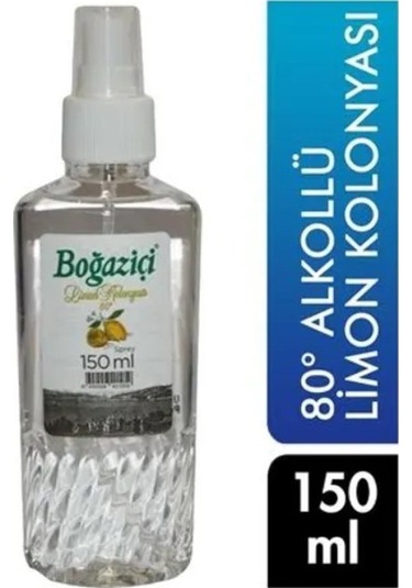 Boğaziçi 80 Derece Limon Kolonyası Sprey Pet Şişe 150 ML