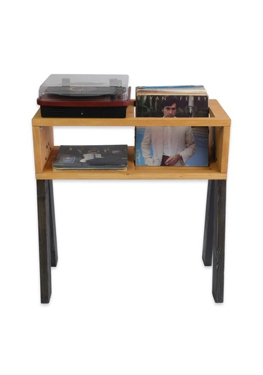 Woodesk Rapina Masif Ağaç Pikap Ve Plak Standı Cpt2012-80