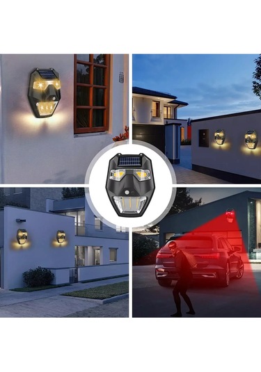 Greentech Güneş Enerjili - Yüz Görünümlü Led Aydınlatma / GT-SL19