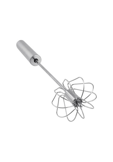 Yasammerkezi 12 Inç Kırmızı Stil 304 Paslanmaz Çelik Yumurta Çırpma Yarı Otomatik Yumurta Çırpıcı Manue Ahşap