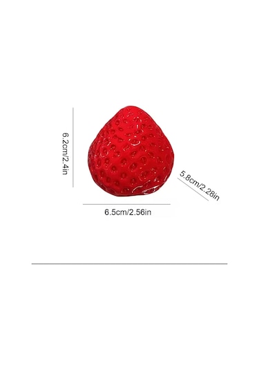 Çilek Sukuşi Yumoş Jel Stres Oyuncağı Çilek Squishy Elastik Kedi Patisi Taba