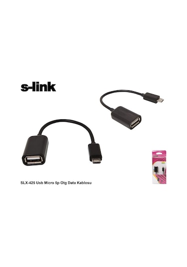 S-Link Slx-425 Usb Micro 5P Otg Data  Kablosu