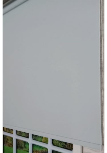 Açık Gri Stor Zebra Perde Oygusuz Açık Gri