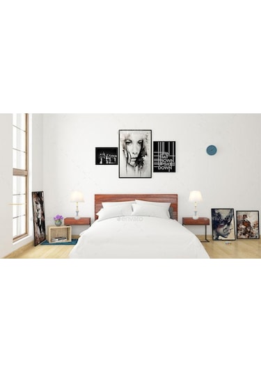 Beyaz Rustik Klasik Metal Yüksek Ayaklı 30'luk Şapkalı Abajur Beyaz