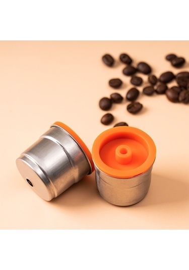 Pazly İlkyahve Uyumlu Paslanmaz Çelik Kahve Kapsülü - Yeniden Doldurulabilir Espresso Kapsül