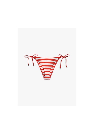 Tommy Hilfiger Kadın V String Side Bikini Altı-13128 Kırmızı