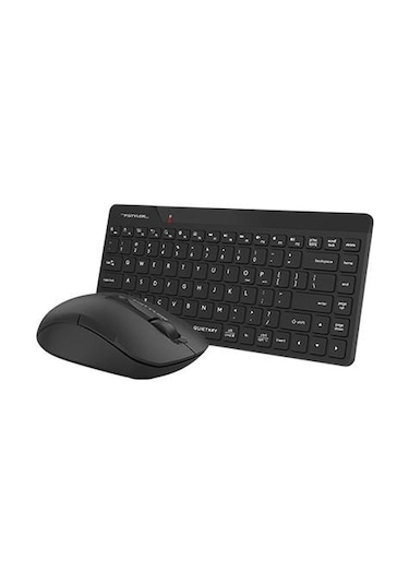 A4 Tech Fg2200 Aır2 Mini Kablosuz Klavye Mouse Seti, Usb, Siyah Optik