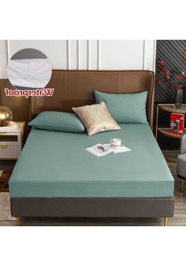 Novahub Camgöbeği Su Geçirmez Yatak Örtüsü - Mikrofiber - Anti-mite - 120x200cm Camgöbeği