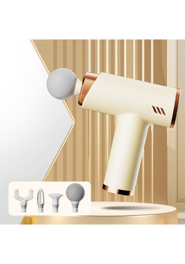 Sones Lcd Değişken Frekanslı Sessiz Fasya Tabancası Yüksek Frekanslı Titreşimli Kas Gevşeme Masaj Aleti Haki