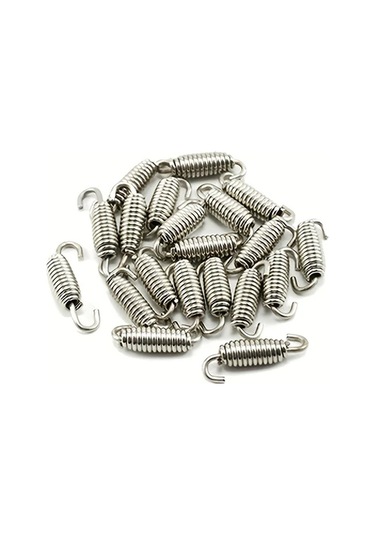 Hightower 4 Adet 2.17x1.18 İnç Evrensel Motosiklet Egzoz Yayı - Paslanmaz Çelik Dayanıklı Susturucu Aksesuarı