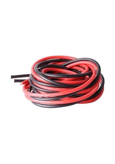 Robotistan 12 Awg 1 Metre Siyah Ve Kırmızı Silikon Kablo